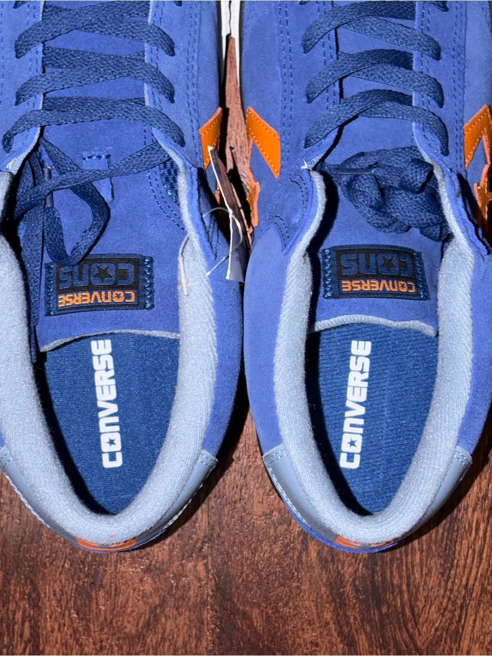 Converse size 11 Blue Suede Sneakers - Picture 7 of 10